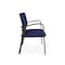 Lesro Newport 2 Seat Tandem Seating Metal Frame No Center Arms, Bronze, OH Cobalt Upholstery NP1501 - alternate 2